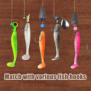 10 Pcs / 6 Pcs Fishing Lures Soft Baits For Bass，Crappie, Panfish, Catfish, Snook, Redfish and Sea trout