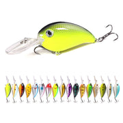 5 Pcs Fishing Lures Crank Baits for Bass, Trout, Salmon, Steelhead,  Walleye, Pike, Perch, Panfish, Carp and Crappie - 3.94in/0.494oz