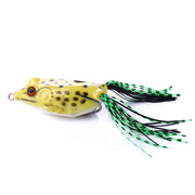 5 Pcs Fishing Lures Frog Baits For Bass, Muskellunge, Snakehead, Catfish, Trout, Salmon, Northern Pike - 2.36in/0.423oz