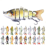 1 Pc / 3 Pcs Fishing Lures Jointed Swim Baits For Bass, Muskie, Trout, Pike - 3.9in/0.63oz