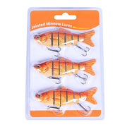 1 Pc / 3 Pcs Fishing Lures Jointed Swim Baits For Bass, Muskie, Trout, Pike - 3.9in/0.63oz