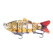 1 Pc / 3 Pcs Fishing Lures Jointed Swim Baits For Bass, Muskie, Trout, Pike - 3.9in/0.63oz