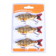 1 Pc / 3 Pcs Fishing Lures Jointed Swim Baits For Bass, Muskie, Trout, Pike - 3.9in/0.63oz