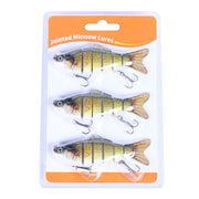 1 Pc / 3 Pcs Fishing Lures Jointed Swim Baits For Bass, Muskie, Trout, Pike - 3.9in/0.63oz