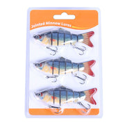 1 Pc / 3 Pcs Fishing Lures Jointed Swim Baits For Bass, Muskie, Trout, Pike - 3.9in/0.63oz