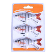 1 Pc / 3 Pcs Fishing Lures Jointed Swim Baits For Bass, Muskie, Trout, Pike - 3.9in/0.63oz