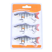 1 Pc / 3 Pcs Fishing Lures Jointed Swim Baits For Bass, Muskie, Trout, Pike - 3.9in/0.63oz