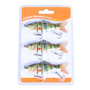 1 Pc / 3 Pcs Fishing Lures Jointed Swim Baits For Bass, Muskie, Trout, Pike - 3.9in/0.63oz