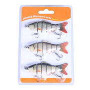 1 Pc / 3 Pcs Fishing Lures Jointed Swim Baits For Bass, Muskie, Trout, Pike - 3.9in/0.63oz