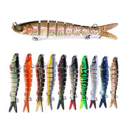 1 Pc / 3 Pcs Fishing Lures Jointed Swim Baits For Bass, Muskie, Trout, Pike - 3.94in/0.402oz