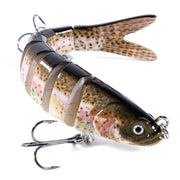 1 Pc / 3 Pcs Fishing Lures Jointed Swim Baits For Bass, Muskie, Trout, Pike - 3.94in/0.402oz