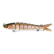 1 Pc / 3 Pcs Fishing Lures Jointed Swim Baits For Bass, Muskie, Trout, Pike - 3.94in/0.402oz