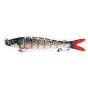 1 Pc / 3 Pcs Fishing Lures Jointed Swim Baits For Bass, Muskie, Trout, Pike - 3.94in/0.402oz