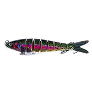 1 Pc / 3 Pcs Fishing Lures Jointed Swim Baits For Bass, Muskie, Trout, Pike - 3.94in/0.402oz