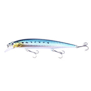 5 Pcs Fishing lures Minnow Flushing Lure for Bass, Trout, Pike, Stripers, Crappies, Catfish, Walleyes, White Bass, Rock Bass, and Pickerel - 5.51in/0.635oz