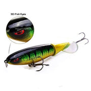 5 Pcs Fishing lures Topwater Ploppers for Trout, Largemouth bass, Redfish, Snook and Bluegill - 4.33in/0.459oz