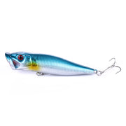 5 Pcs Fishing Lures Popper Baits For Bass, Pike, Pickerel, Panfish, Trout, Bluegill, Snook, Redfish, Striped Bass, Tarpon, Tuna, Mahi-mahi, and Kingfish - 3.54in/0.423oz