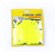 50 Pcs Fishing Lures Soft Baits For Bass，Crappie, Panfish, Catfish, Snook, Redfish and Sea trout - 1.97in/0.025oz