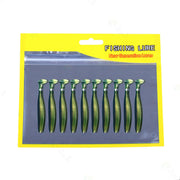 10 Pcs / 6 Pcs Fishing Lures Soft Baits For Bass，Crappie, Panfish, Catfish, Snook, Redfish and Sea trout