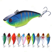 5 Pcs Fishing Lures Vibe Baits For Bass, Walleye, Trout and Panfish - 2.95in/0.635oz