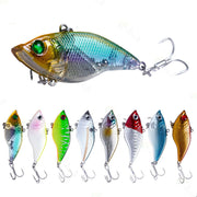 8 Pcs Fishing Lures Vibe Baits For Bass, Walleye, Trout and Panfish - 2.17in/0.529oz